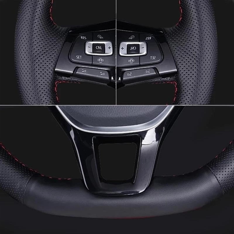 QASULER Leather Steering Wheel Cover - Image 2