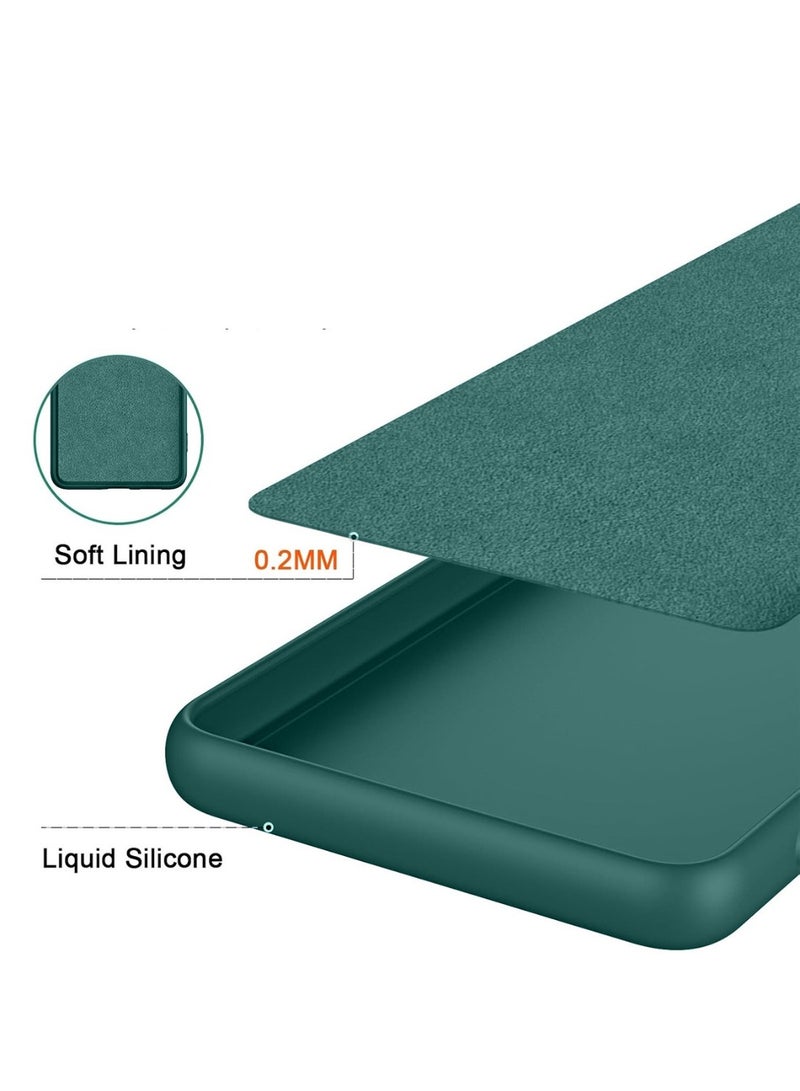 Wtech Infinix Note 40 Pro+ / Note 40 Pro Plus 5G 2024 Liquid Silicone Case Cover - Dark Green - Image 5