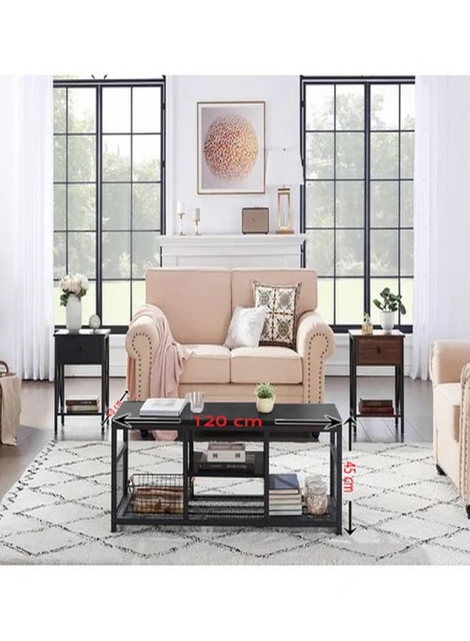 Home Gallery End Table TV Set  Black - Image 3