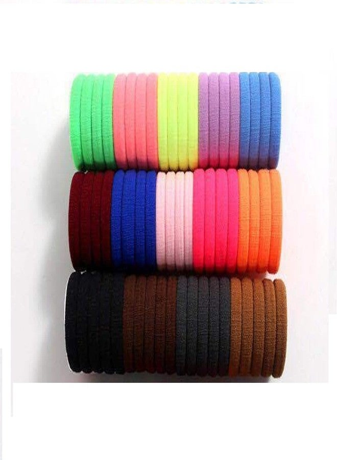 DIAN Assorted Pack of 60 Multicolor Hair Rubber Bands, Ponytail Holders, Hair Tie, Hair Bow, Hair Accessories for Women, Teens and Girl - Image 1