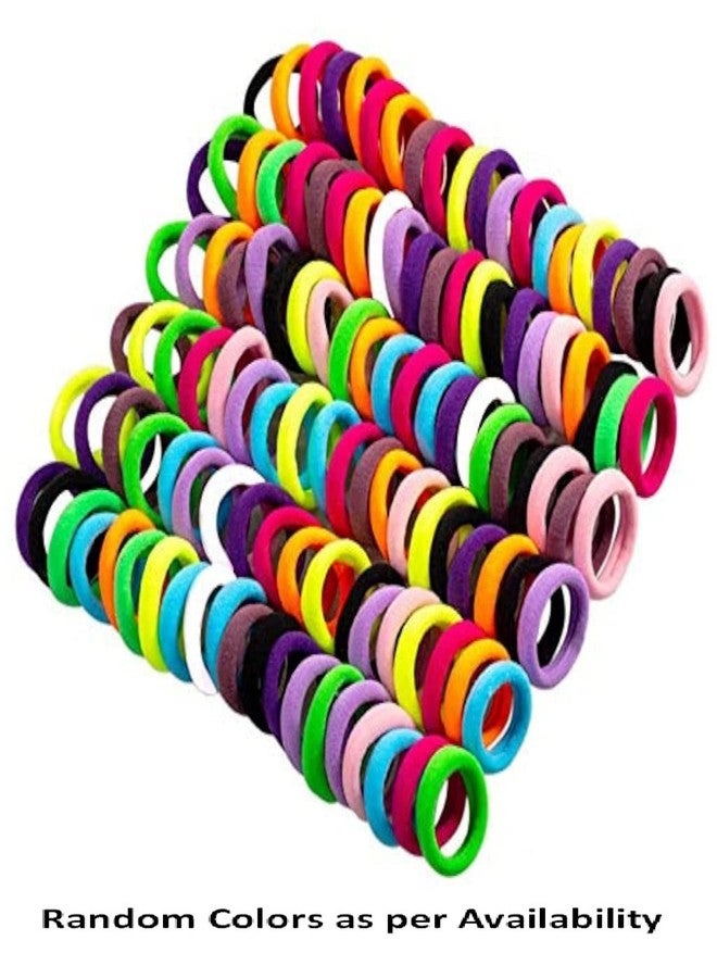 DIAN Assorted Pack of 60 Multicolor Hair Rubber Bands, Ponytail Holders, Hair Tie, Hair Bow, Hair Accessories for Women, Teens and Girl - Image 2