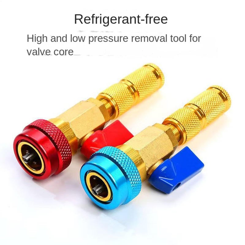 Core Removal Tool Valve Stem Extractor Compact Design Strong Grip AC Tire Equipment Field Service Solution for Air Bike Refrigeration Conditioning Size A - Image 5