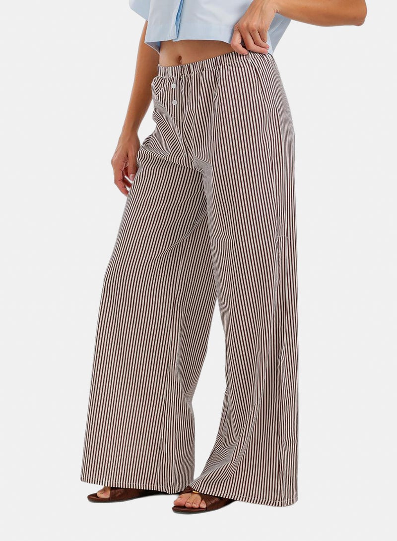 Carina Striped Elasticated Pants - Image 3