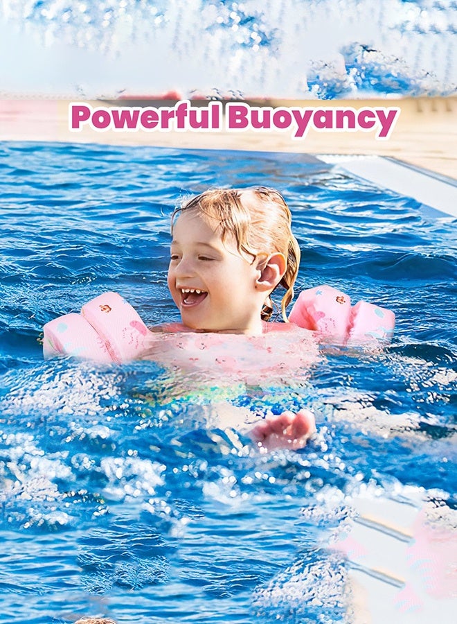 Swim Vest for Kids, Toddler Pool Floaties Fit 1-2-3 Years(6-15KG), Baby Arm Floaties with Adjustable Strap, Swim Jacket Water Wing Arm Band, Beach Boat Jumper Children Learn to Swim - Image 3