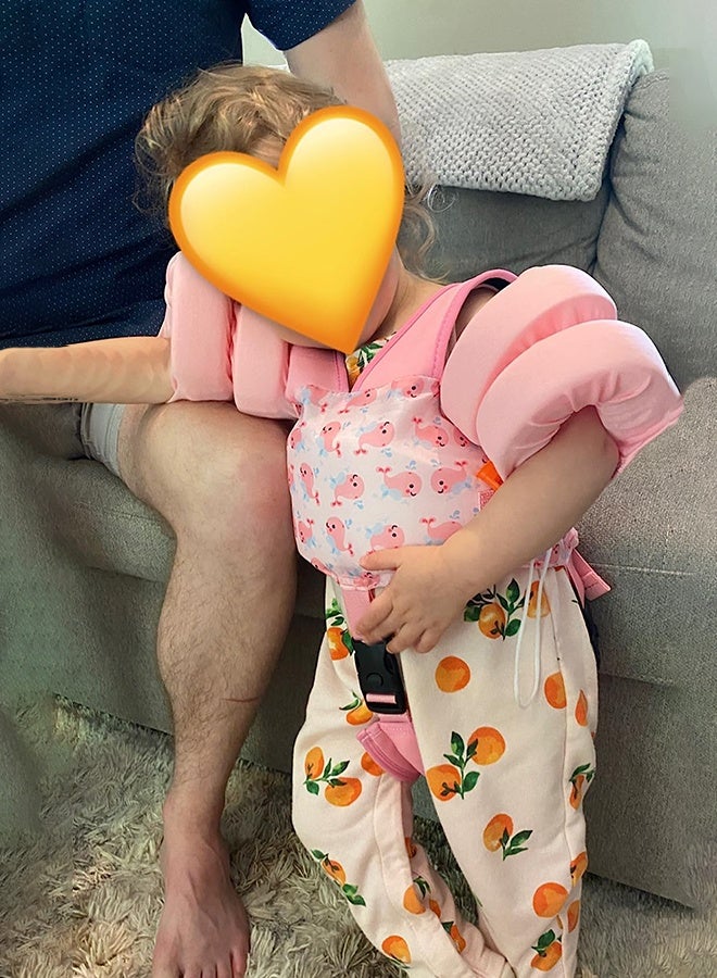 Swim Vest for Kids, Toddler Pool Floaties Fit 1-2-3 Years(6-15KG), Baby Arm Floaties with Adjustable Strap, Swim Jacket Water Wing Arm Band, Beach Boat Jumper Children Learn to Swim - Image 4
