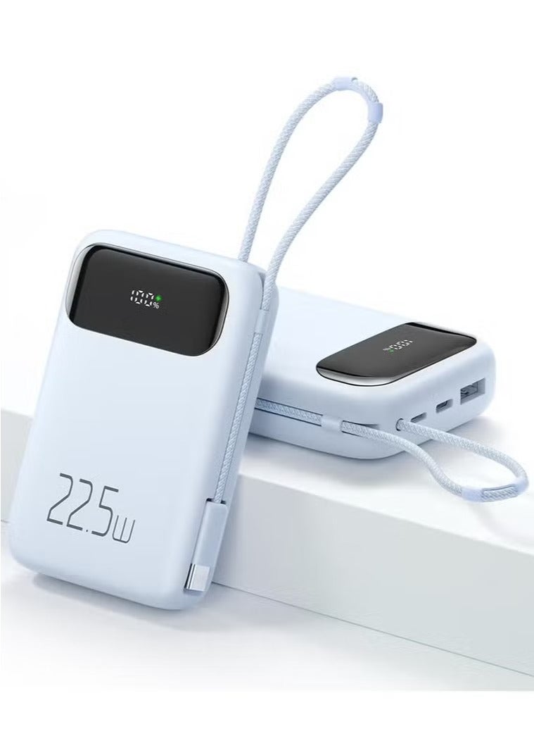 مكدودو بنك طاقة سهل السفر بسعة 10000 مللي أمبير في الساعة مع سلك شحن USB C - Image 1