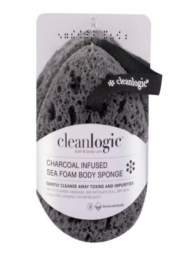 cleanlogic Clean Logic Charcoal Infused Foam Sea Sponge