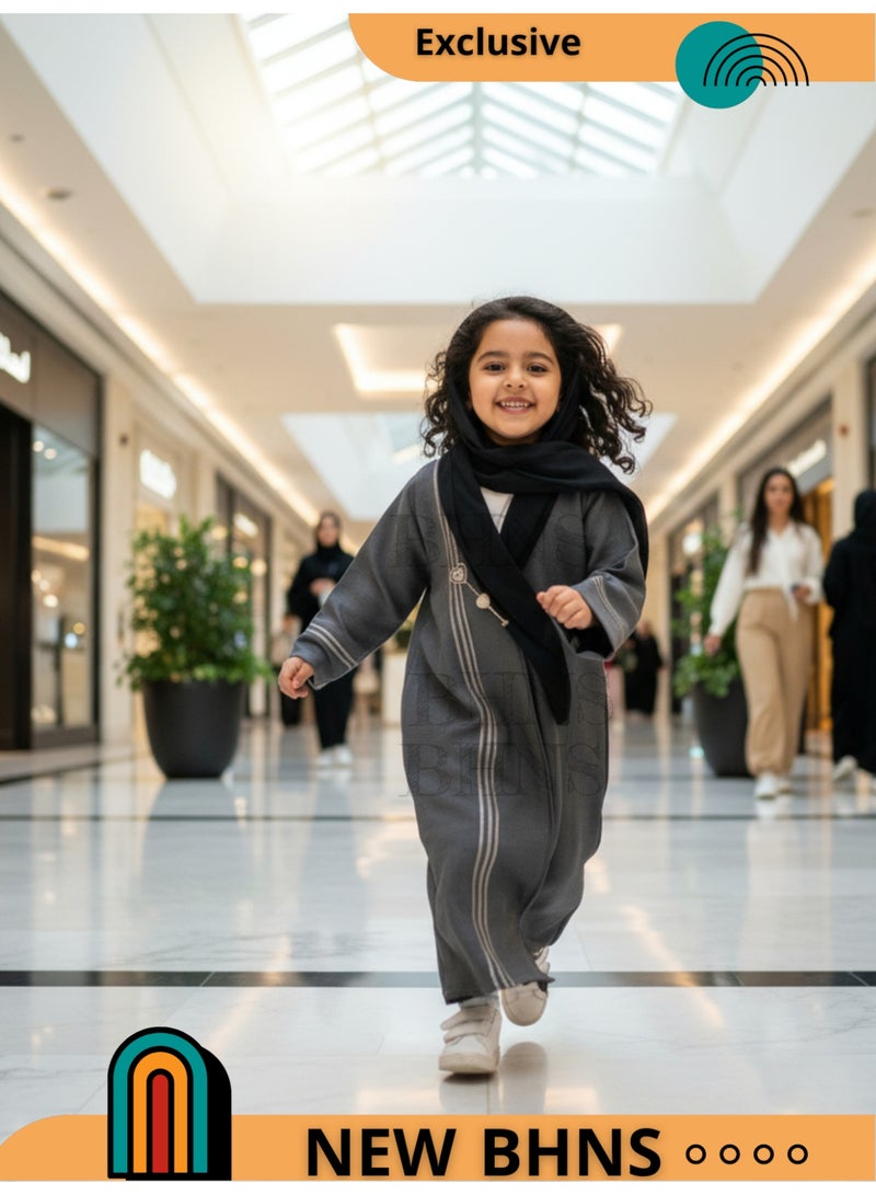 بهنس لبس للبنات عباية بنات عباية اطفال ملابس للبنات هدايا بنات عباية صغار  لباس بناتي جلابية اطفال لبس بناتي هدية بنات مناسب لجميع المناسبات - Image 3