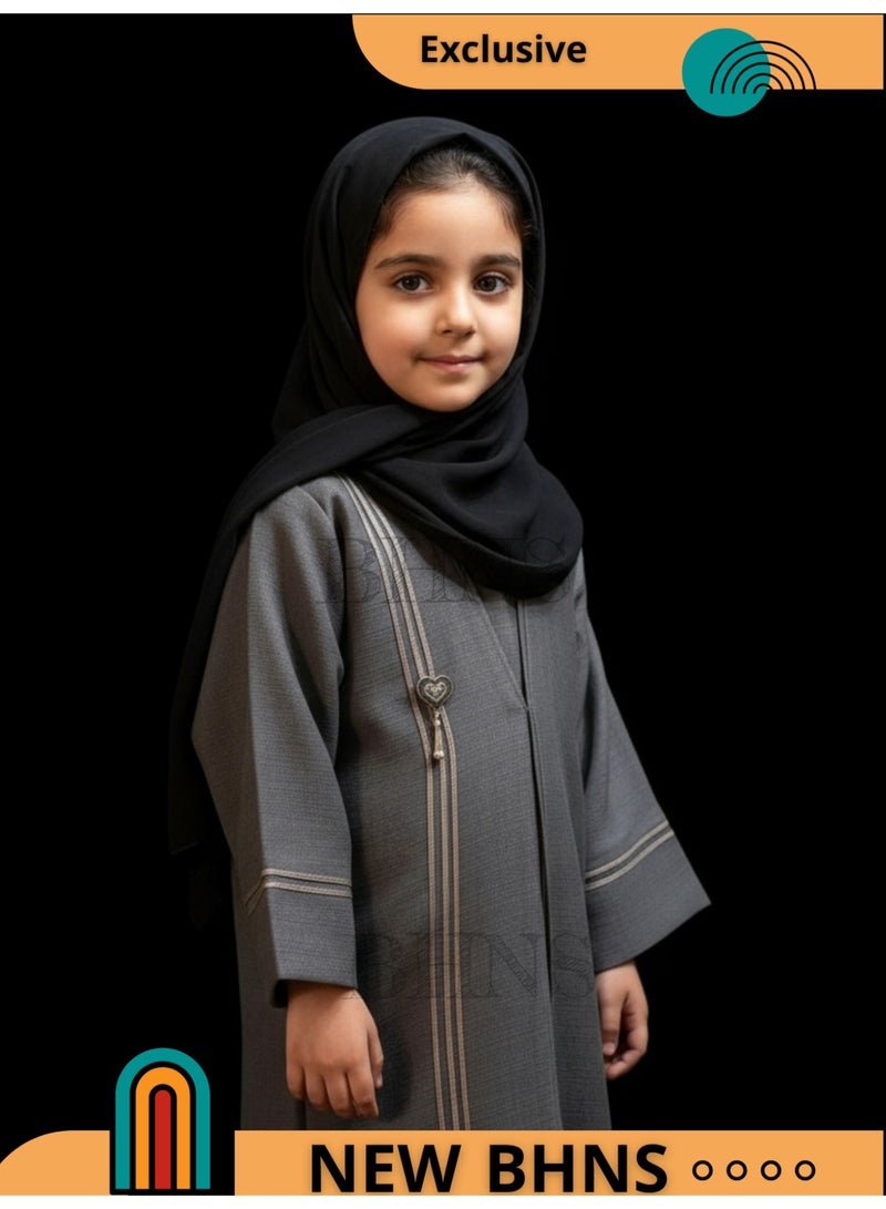 بهنس لبس للبنات عباية بنات عباية اطفال ملابس للبنات هدايا بنات عباية صغار  لباس بناتي جلابية اطفال لبس بناتي هدية بنات مناسب لجميع المناسبات - Image 1