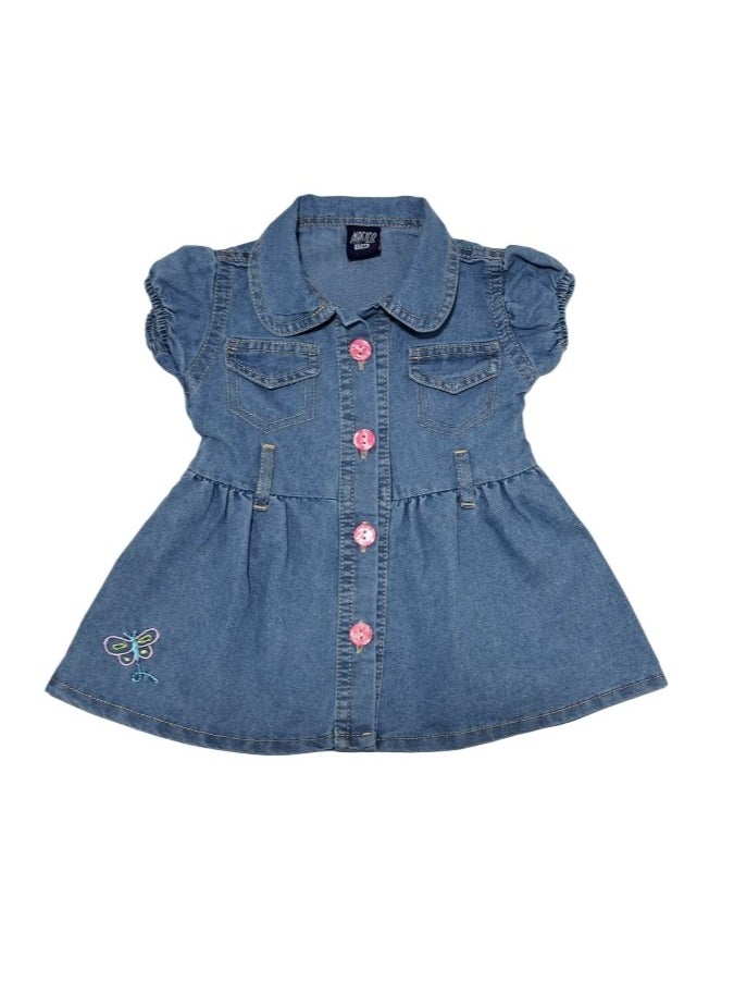Master Jeans - Denim Dress for Girls - Image 1