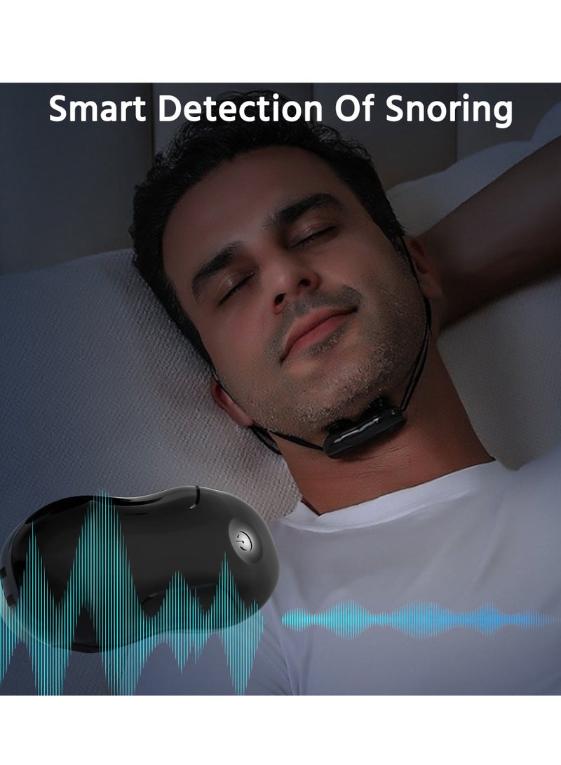 SOUTH MOON Electric Stop Snoring Device, Smart Throat Snoring Device, Hanging Ears Portable USB Snore Stopper with Pulse Assistance Technology, Relieve Snoring Portable Rechargeable Good Sleep Aid Retainer  - Image 5