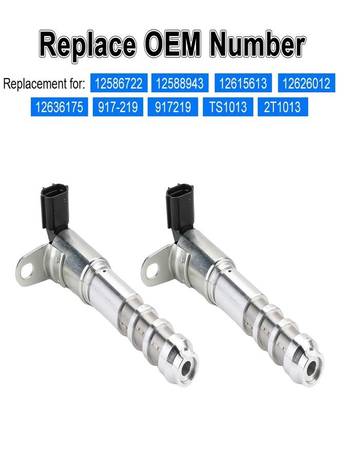 zayody Engine Variable Valve Timing (VVT) Solenoid Actuator Compatible with Buick Cadillac Chevrolet GMC Pontiac Saturn 2004-2018 Replacement for 12586722 12588943 12615613 - Image 3
