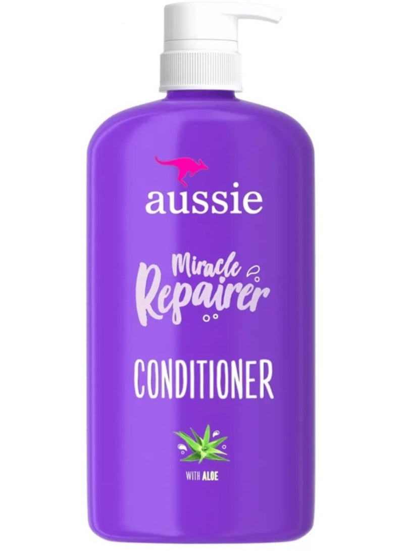 Aussie Miracle Hair Repair Conditioner with Aloe Vera - 900 ml
