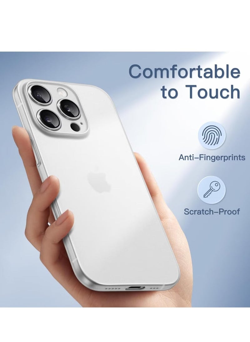 JAJEEK Ultra-Slim 0.35mm Case for iPhone 16 Pro Max (6.9 Inch) – Lightweight Matte Finish, Full Camera Lens Protection, Minimalist Hard Cover, Sleek & Durable Design, Perfect Fit for Everyday Protection - Image 5