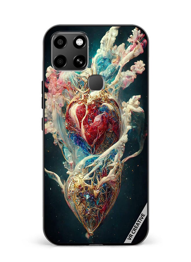 VR CREATIVE - Protective Case Cover For Infinix Smart 6 Digital Flesh Design Multicolour - Image 1