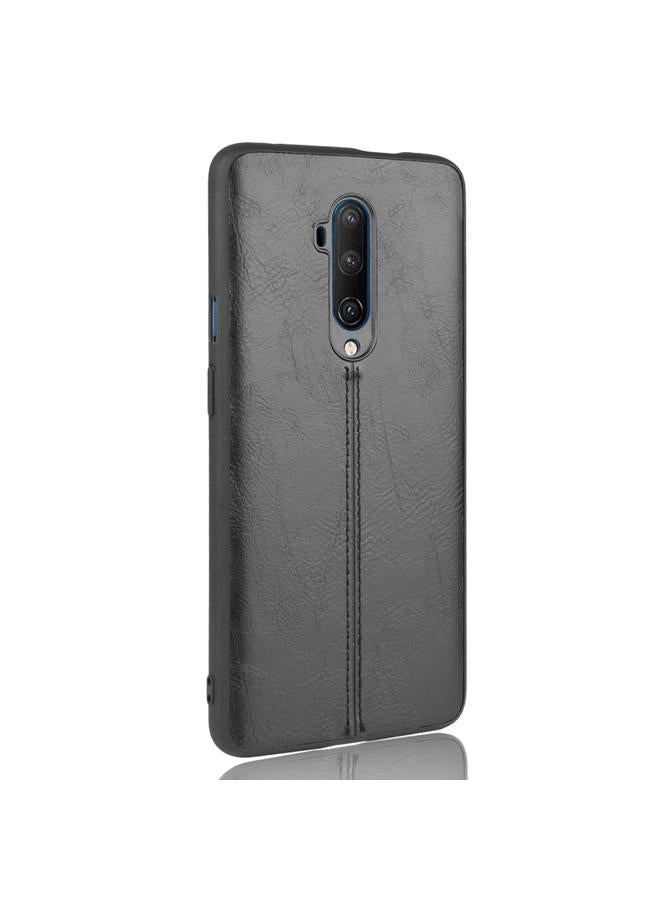 اس-توب جراب لهاتف OnePlus 7T Pro مقاوم للصدمات بنمط جلد البقر المخيط، مصنوع من مادة البولي يوريثين الحراري + البولي يوريثان الحراري + مادة TPU - Image 3