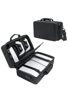 Necomi Portable Case For Ps5 Slim Console, Hardshell Protective Case Travel Case For Playstation 5 Slim Console Disc/Digital Black  - Image 1