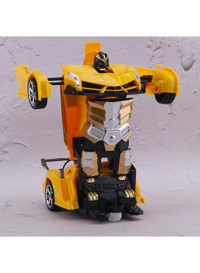 Gesture Induction Deformation Remote Control Car Robot Racing Boy Oversized Children's Stall Toys-Color:1:18 Lambo Orange 【remote Control Transformation】-Proportion:40mhz Remote Control (battery Inc - Image 5