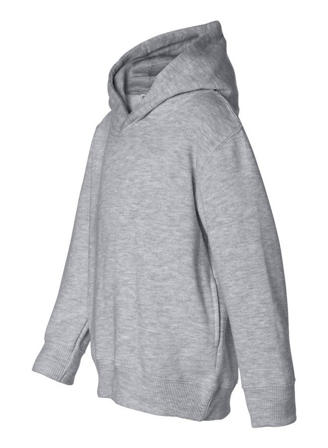 Rabbit Skins Toddler Hooded Sweatshirt with Pockets - Heather (60/40) - 4T - Image 3
