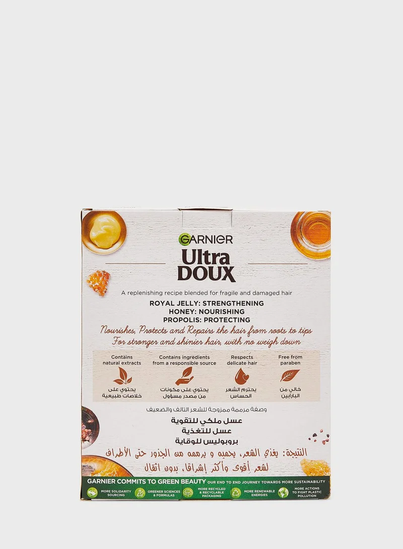 garnier Ultra Doux  -  Honey Treasures  Shampoo 400ml + Shampoo 400 ml, Savings 33%