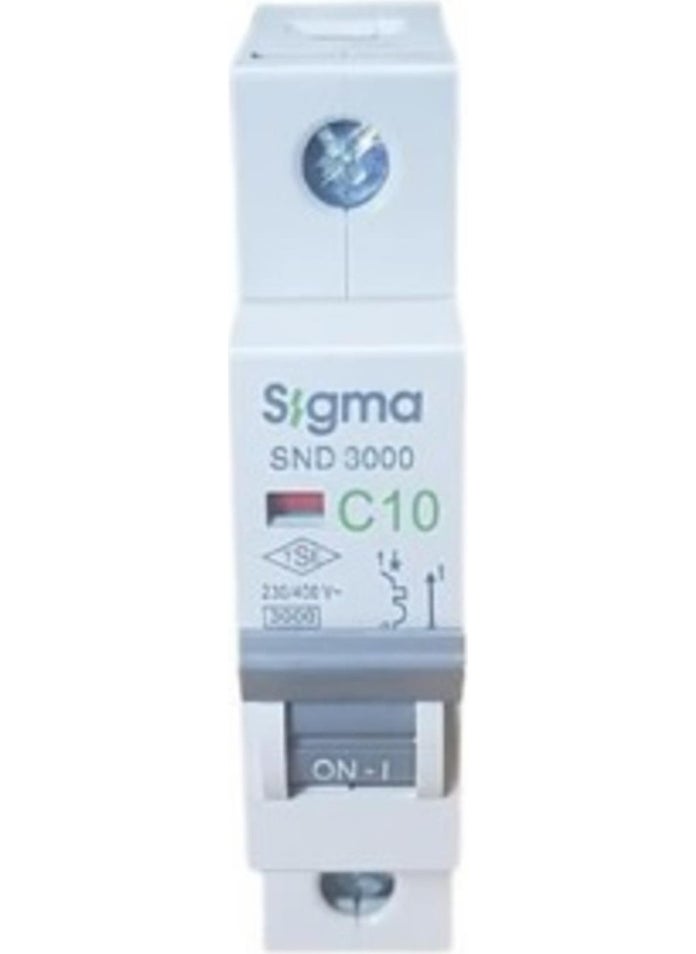 SIGMA 10A C/3ka W Automatic Fuse (12LI) 
