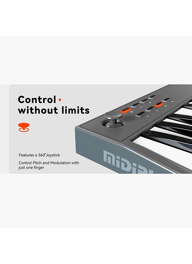 Midiplus Tiny MIDI Keyboard 32 mini keys USB, Lightweight body, Compact design with velocity sensitivity
