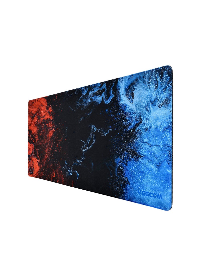 Gaming Mouse Pad, Large XL, Computer Gamer, Extended For Keyboard and Mouse for Desk, Non Slip Mouse Mat (Blue in Red) size 30*70cm - pzsku/ZFF91A72978B24998BFEEZ/45/_/1727875770/06a357df-4c80-4d99-8040-cd0a3aa66da9