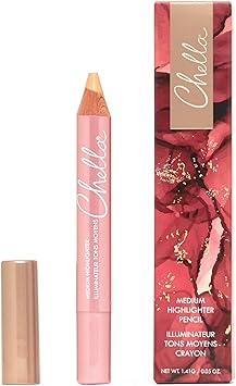 Chella Highlighter Makeup Pencil Vegan Cruelty Free Paraben Free Gluten Free Use as a Highlighter Concealer and Under Eye Liner Medium Matte - Image 3