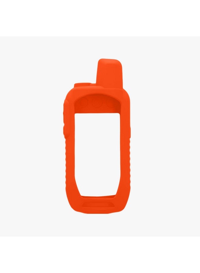 kwmobile Case Compatible with Garmin Alpha 300 / Alpha 200 - GPS Handset Navigation System Soft Silicone Skin Protective Cover - Orange - Image 4