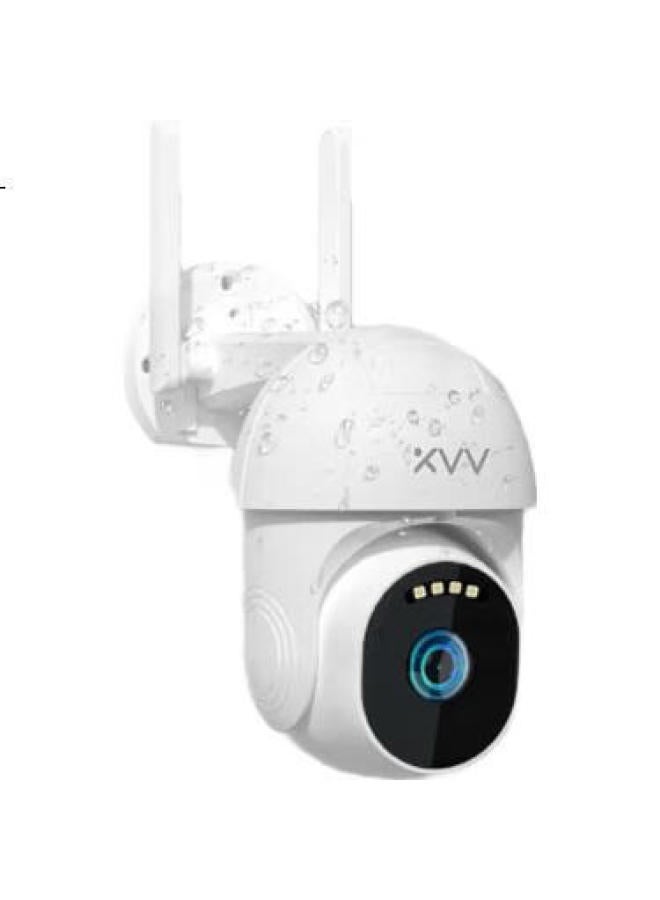 xiaovv Outdoor Ptz Camera, 4G Camera, Outdoor Night Vision, High-Definition, Remote Wireless Monitoring, Doorway Home Use, Rural Waterproof Night Vision, 360-Degree Rotation, No Blind Spot, Panoramic View - Image 2