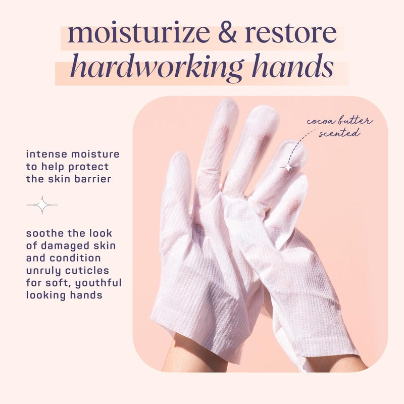 SpaLife Moisturizing Hand Gloves & Foot Mask Socks | Korean Skincare Set for Dry Cracked Hands & Dry Cracked Feet Callus Remover Alternative | Self Care Gifts for Women | 4 Hand, 4 Foot - Image 5