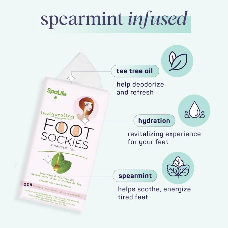 SpaLife Moisturizing Hand Gloves & Foot Mask Socks | Korean Skincare Set for Dry Cracked Hands & Dry Cracked Feet Callus Remover Alternative | Self Care Gifts for Women | 4 Hand, 4 Foot - Image 3