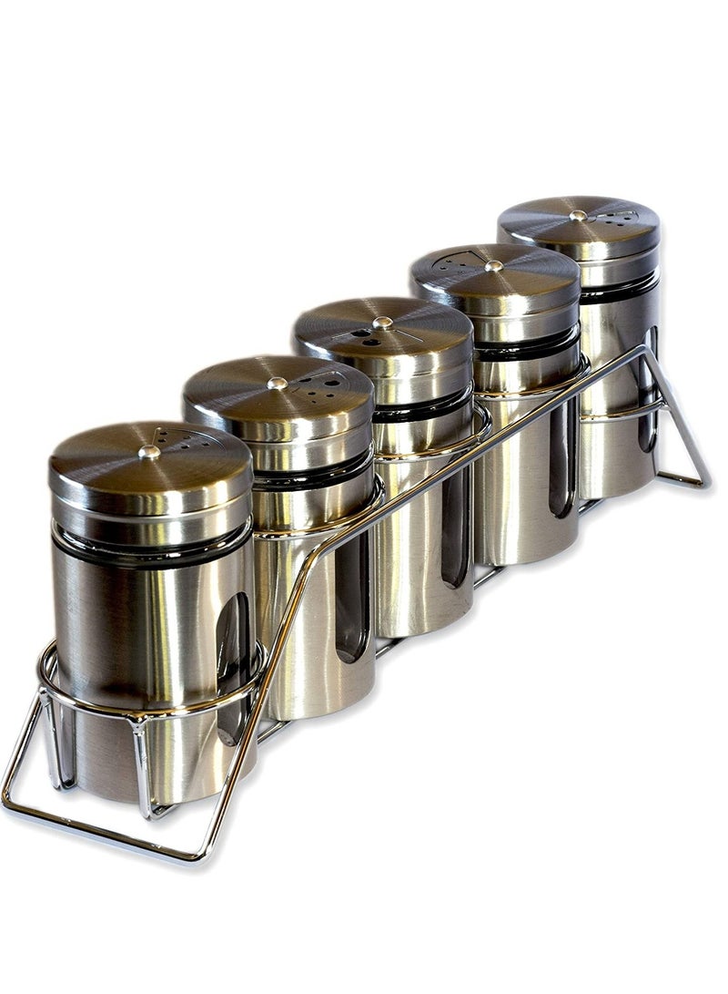 5 خمسة رف توابل معدني من 5 قطع - Image 1