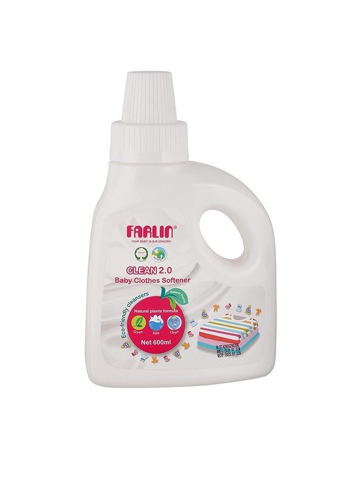 FARLIN Clean 2.0 Gentle Daily Baby Cloth Softener, Concentrated Liquid, Soft and Breathable 