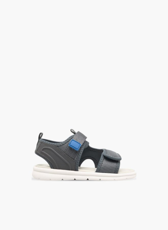JUNIORS Boys Textured Floaters With Hook And Loop Closure - Image 1