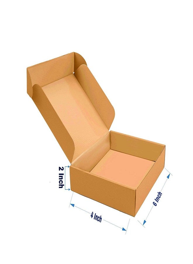 YNK Flat Corrugated Sturdy Shipping Boxes Size : 6"L x 4�W x 2"H (pack of 25)