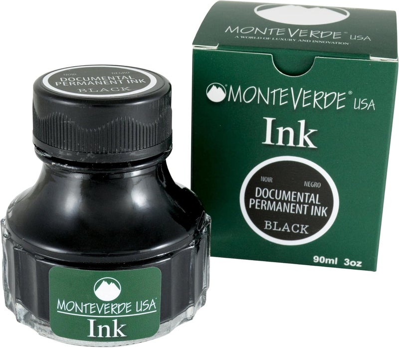 Monteverde USA Ink, 90 ml Documental Permanent Black (G308DB) - Image 4