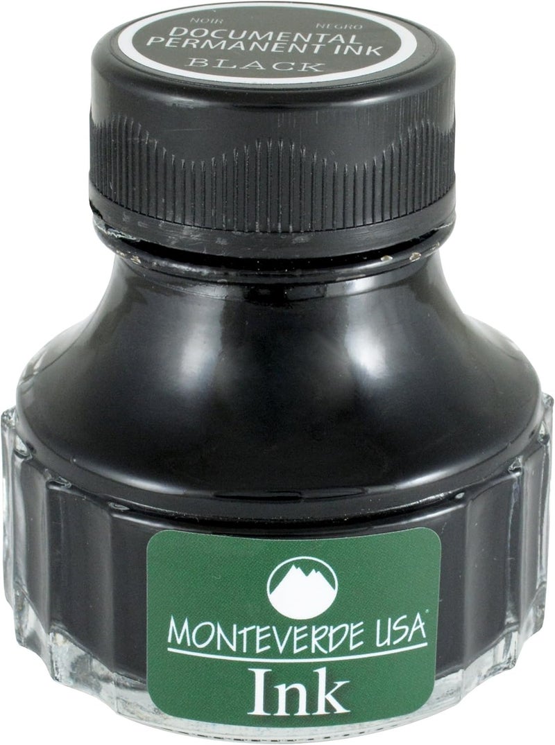 Monteverde USA Ink, 90 ml Documental Permanent Black (G308DB) - Image 1