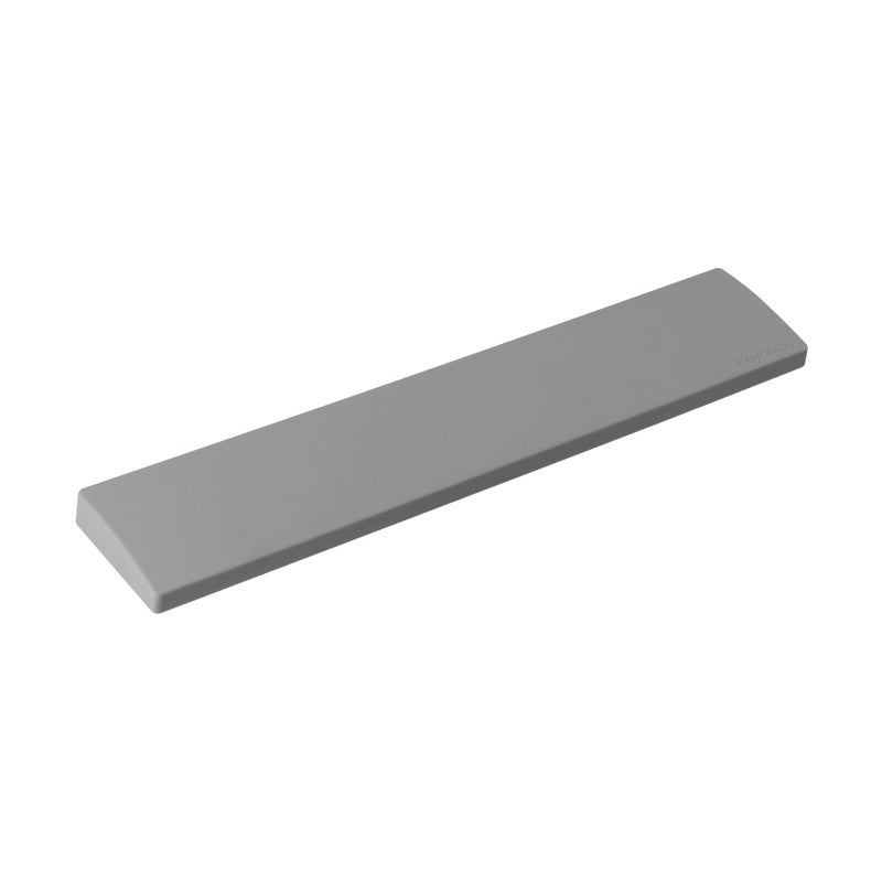 Keychron Gray Silicone Wrist & Palm Rest, 12.89" for 75% Compact Keyboard Series V1/V2/Q1/Q2 & Lemokey P1 (Pro/Max/HE) â€“ Anti-Slip Base â€“ Smooth & Soft Support - Image 1