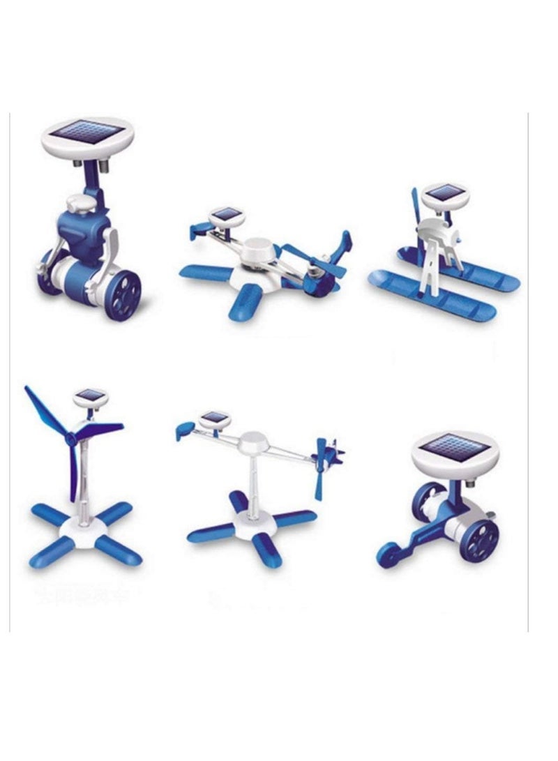 6 in 1 Solar Educational Kit – Creative DIY STEM Robot Toy for Kids | Eco-Friendly Learning Fun - Image 4