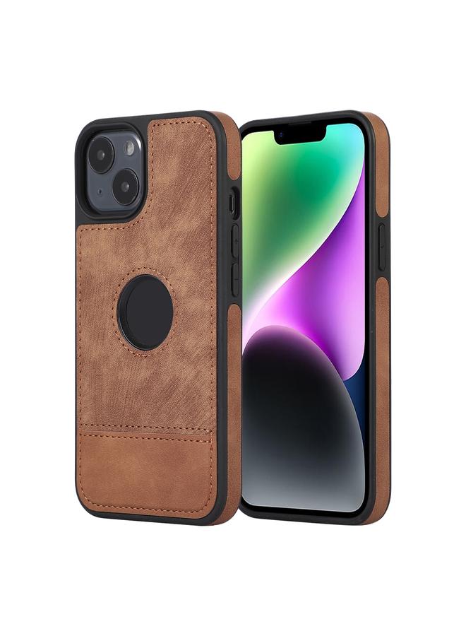 S-TOP Case For iPhone 14 Splicing Sewing Hollow Cutout PU Phone Case - Image 1