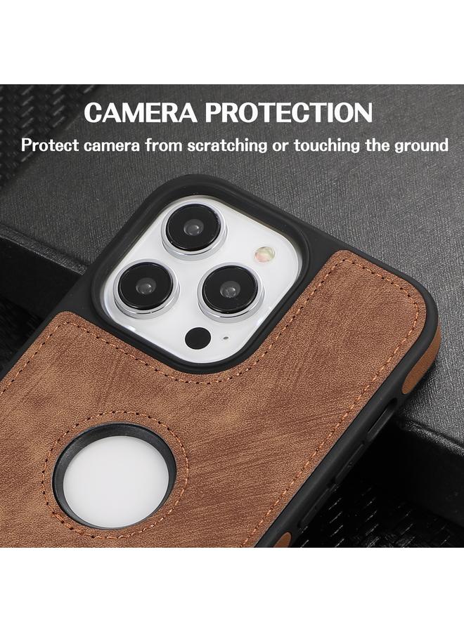 S-TOP Case For iPhone 14 Splicing Sewing Hollow Cutout PU Phone Case - Image 5