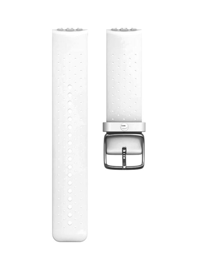 POLAR Vantage M Replacement Silicone Wrist Band White - Image 1