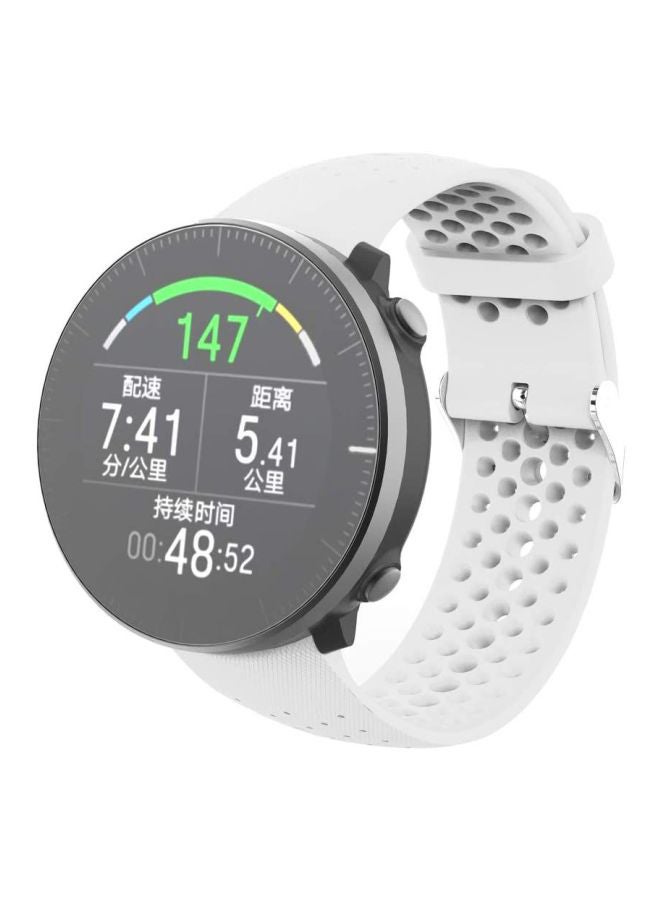 POLAR Vantage M Replacement Silicone Wrist Band White - Image 5