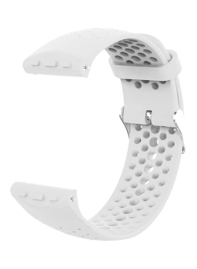 POLAR Vantage M Replacement Silicone Wrist Band White - Image 4