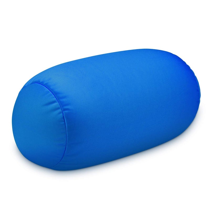 FABSKIY Squishy Microbead Neck Pillow, 7Inch x 12Inch Soft Travel Body Bed Pillow Bean Pillow for Kids Adult Chair Sleeping Car Seat, Fun Dormroom (Sky Blue) - Image 3