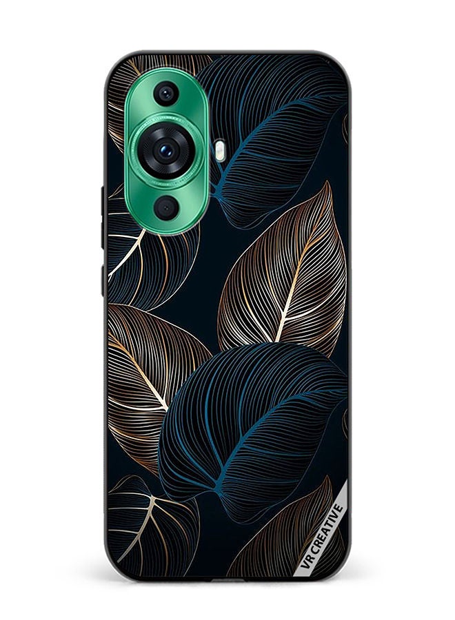 VR CREATIVE Protective Case Cover For Huawei nova 11 Pro Banana Palm Tree Leaves Pattern Design Multicolour - Image 1