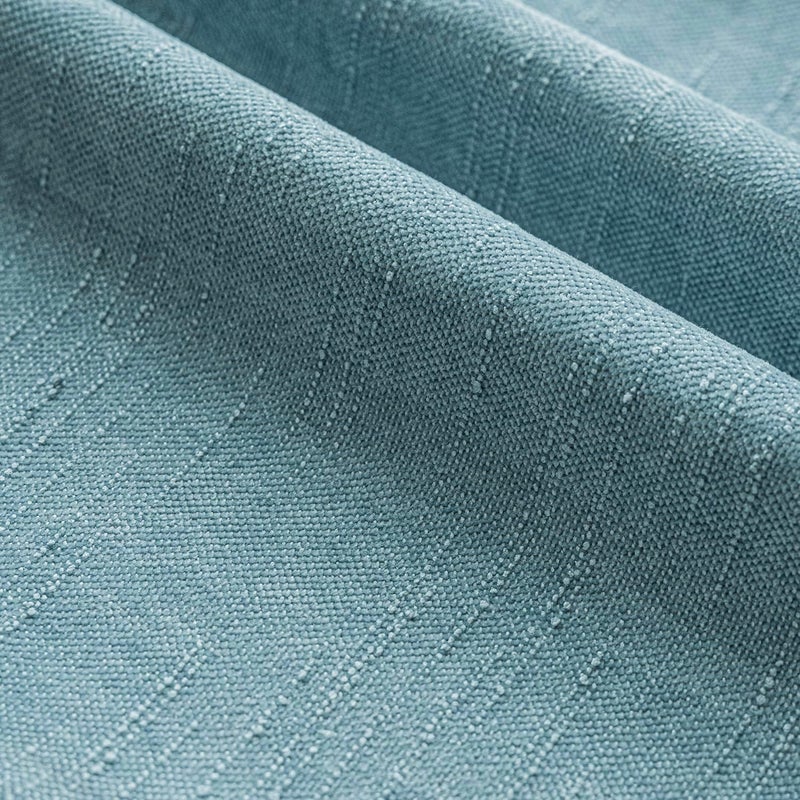 Foindtower Pack of 2 Textured Chenille Throw Decorative Pillow Covers Square Accent Solid Cushion Cover Neutral Farmhouse Pillow Case for Couch Sofa Bedroom Living Room 26x26 Inch,Light Blue - Image 3