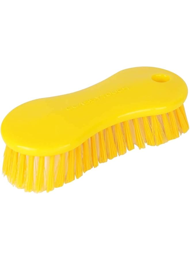 CLASSYTOUCH Cloth Cleaning Scrub Brush Yellow - Image 1