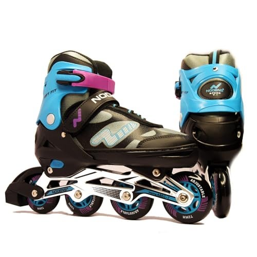 NODENS Adjustable Inline Roller Skates-Pack of 1 Pair (Small (30-33), Supreme) - Image 2